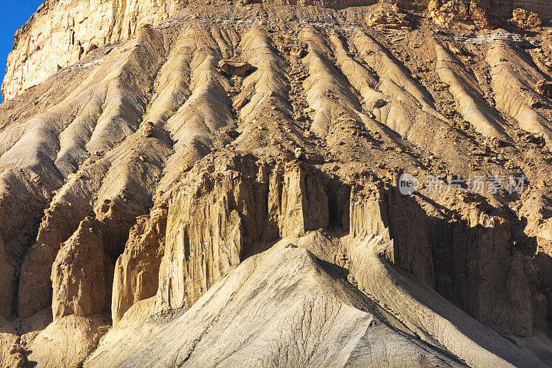 干旱沙漠气候，页岩山脉，Bookcliff山脉西部科罗拉多