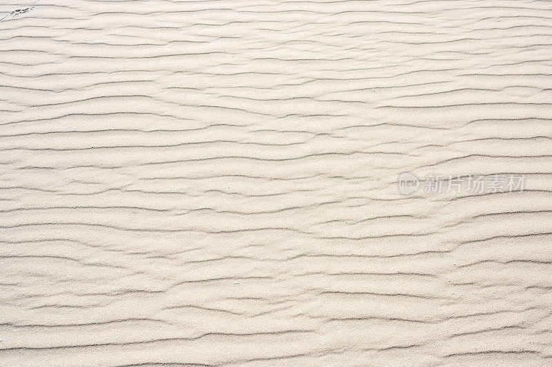 德国，沙滩上的沙结构。