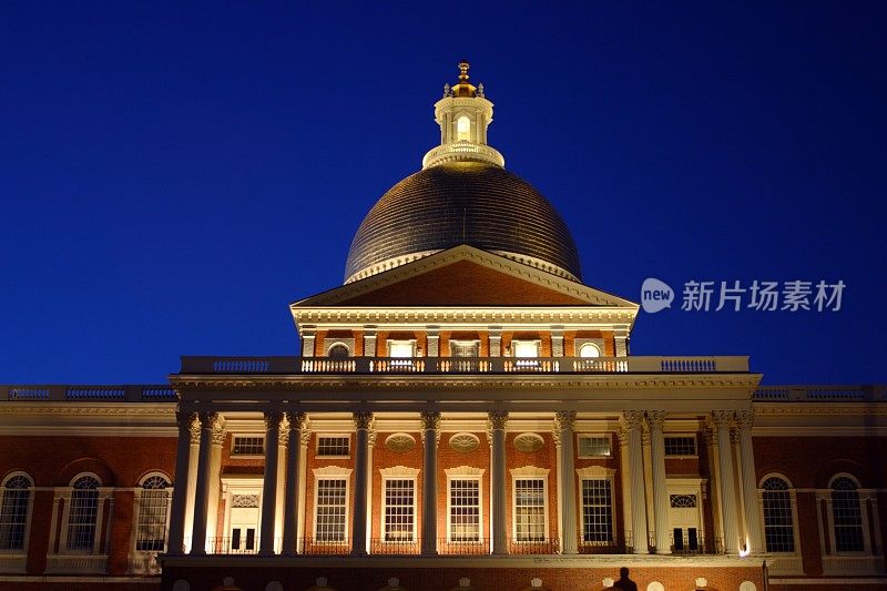 马萨诸塞州议会大厦，波士顿