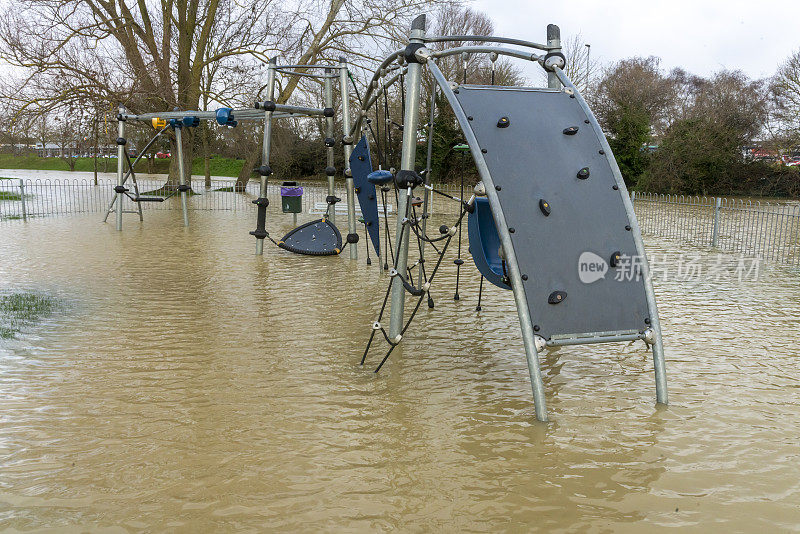 亨廷顿的极端天气洪水