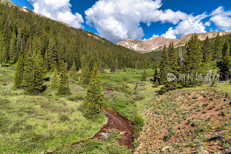 科罗拉多山地自然景观