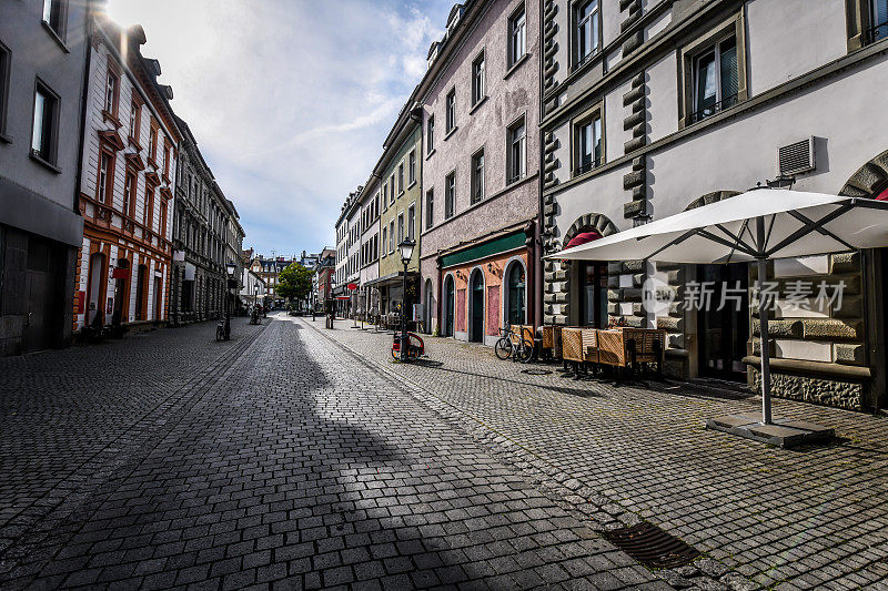 德国康斯坦茨的老城街道