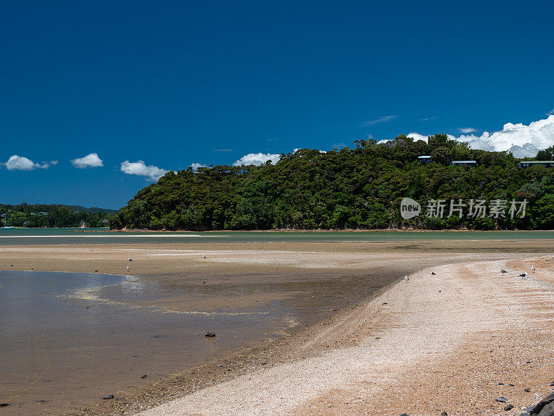 新西兰群岛湾海岸线