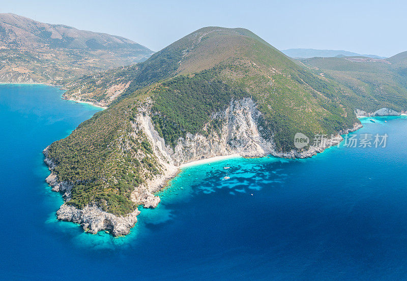 希腊凯法利尼亚岛的美丽景色