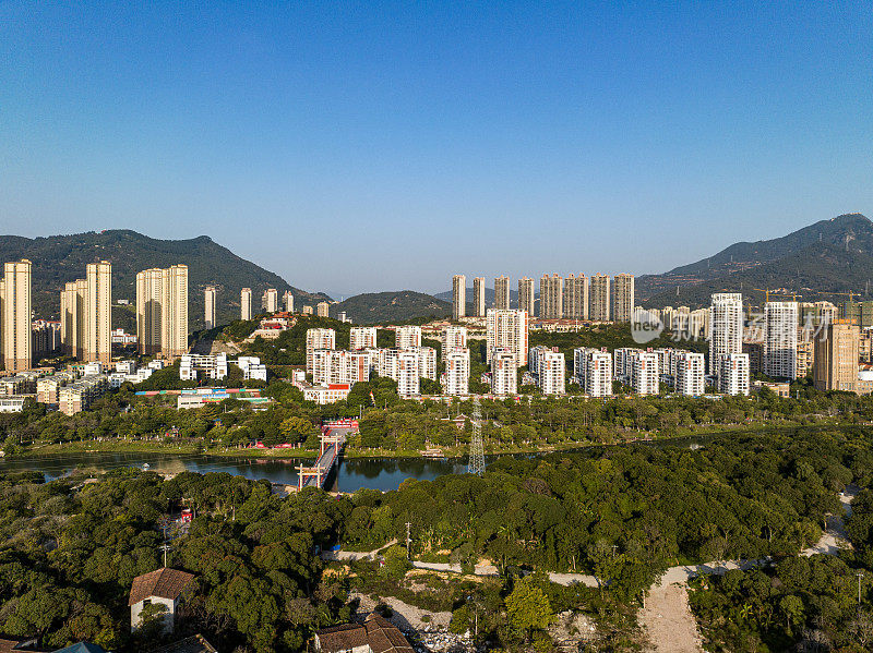 中国福建莆田市滨江绿化小区