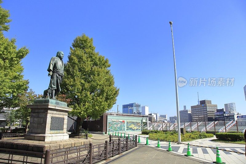 从上野站附近的高森雕像，西乡，日本，东京，大东，东京