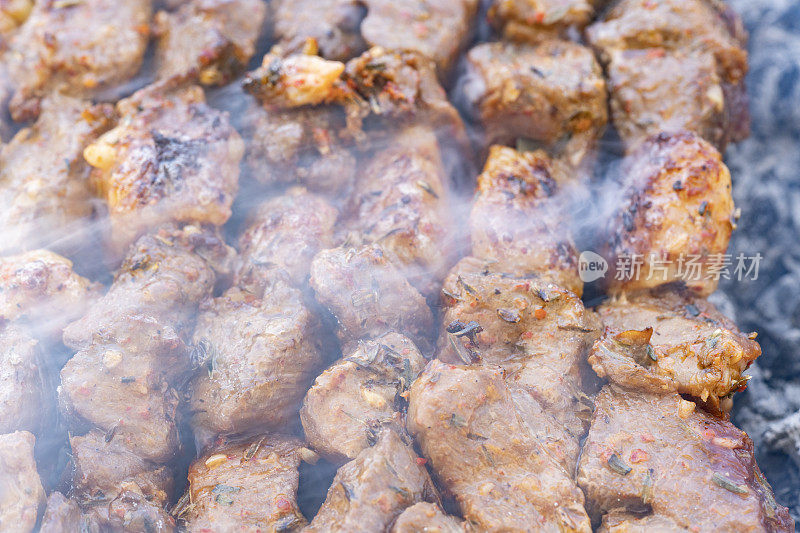 传统的土耳其烤肉。