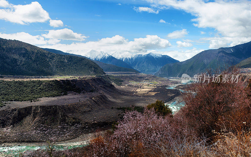 中国西藏自治区米林雅鲁藏布江(湄公河)流域。