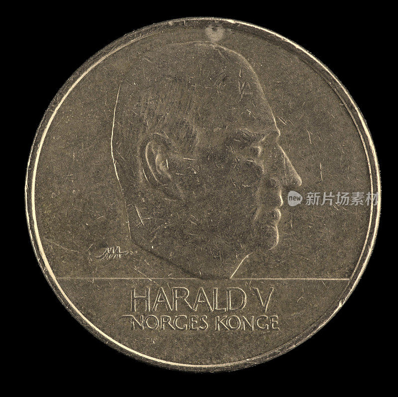 挪威国王哈拉尔五世的20克朗金币