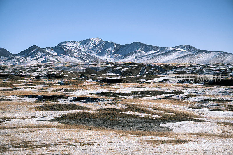 阿拉贝尔高原冬季景观