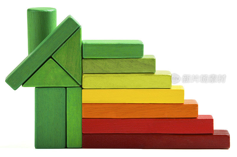房屋节能评级，绿色家居，节约热量和生态