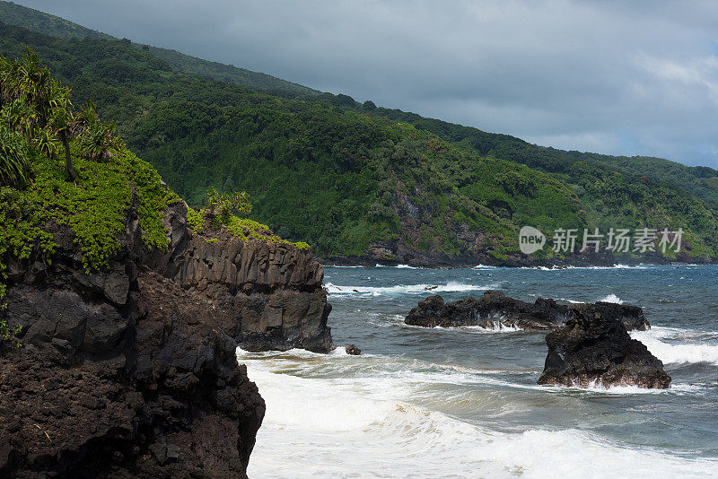 夏威夷毛伊岛哈纳海岸