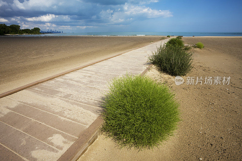 芝加哥南岸的沙滩