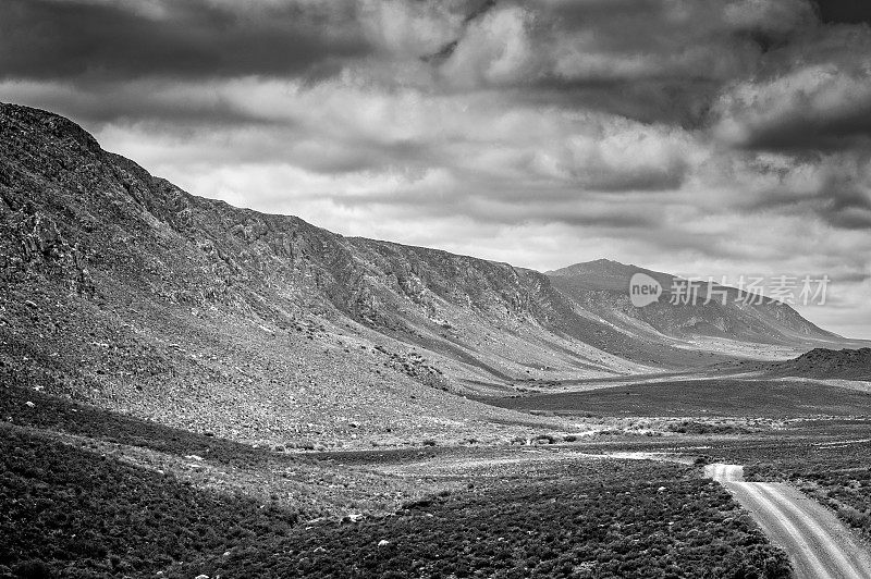西开普省，南非风景优美，黑白相间。