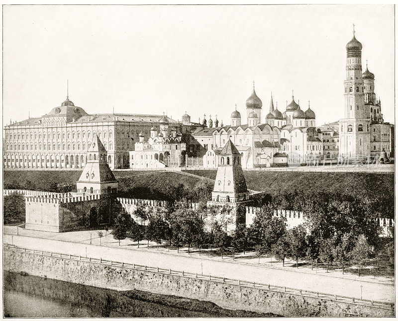 克里姆林宫，1880年代的莫斯科