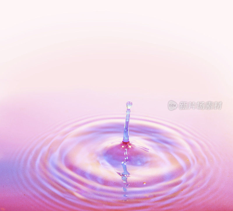 粉色滴