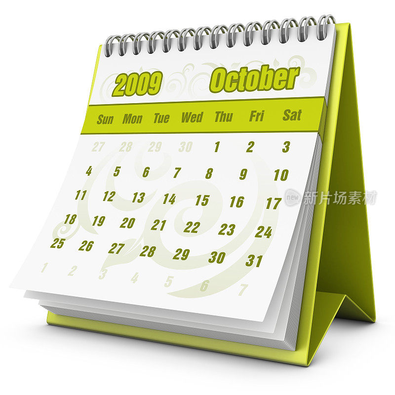 生态日历2009年10月