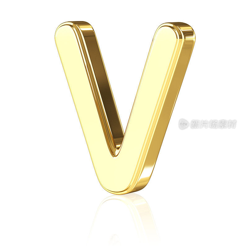 黄金字母V