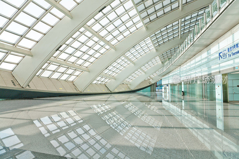 北京T3机场站大厅