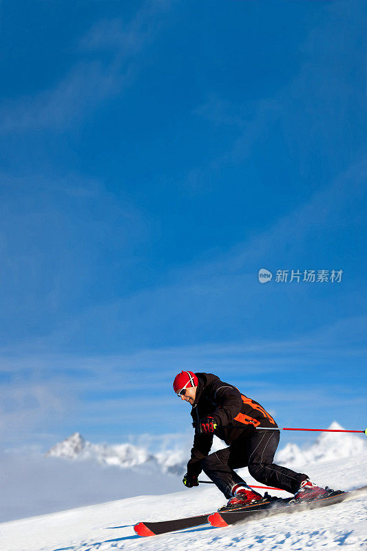 雕刻滑雪