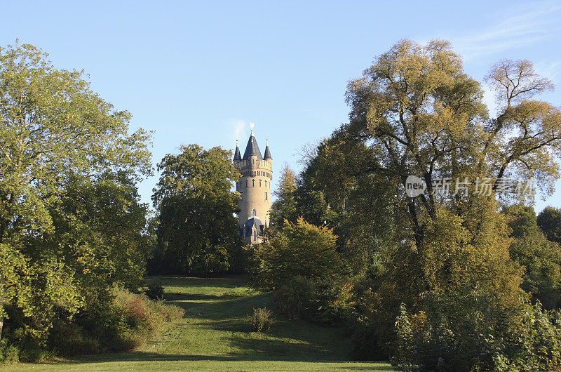 Babelsberg(德国)傍晚的flatowtum