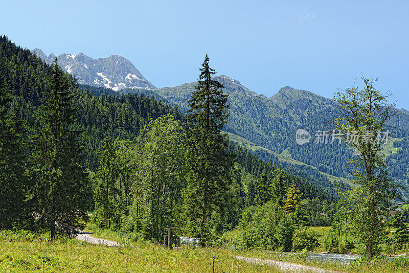 齐勒塔尔阿尔卑斯山景观(奥地利)