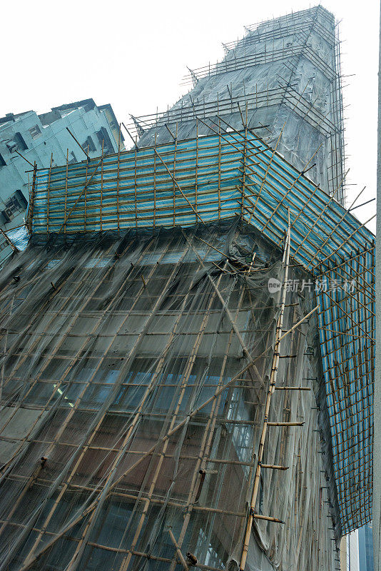 亚洲香港建筑工地用竹脚手架