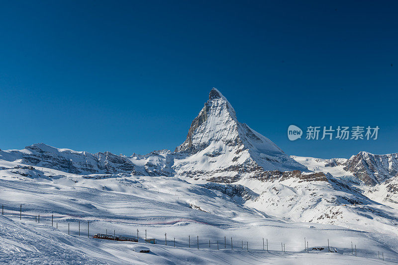 Matterhorn和Gornergrat火车，瑞士