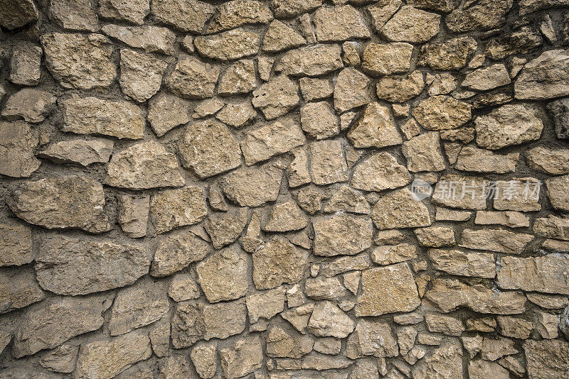 石头砌成的墙