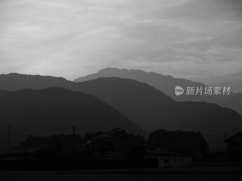 日本山地景观