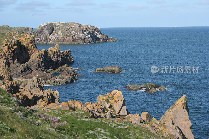 北海的海岸线