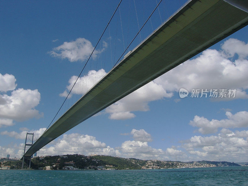 横跨博斯普鲁斯海峡的大桥