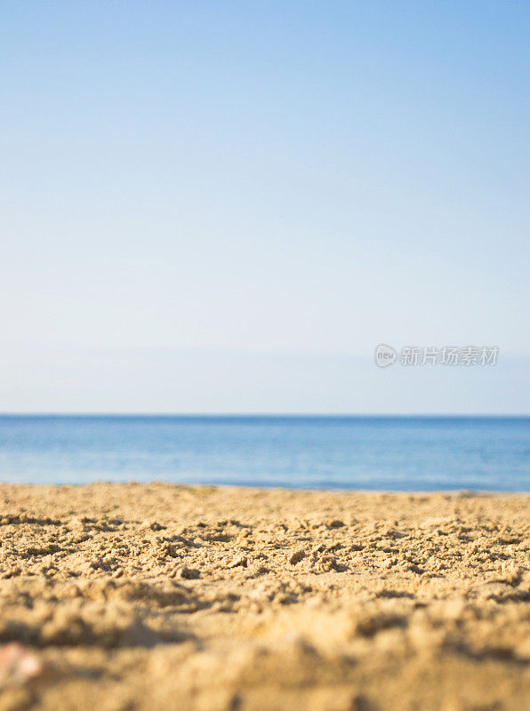 大海，天空和沙子