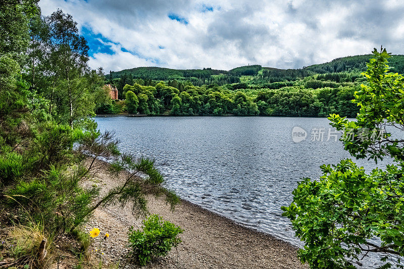 Faskally湖，Pitlochry，苏格兰