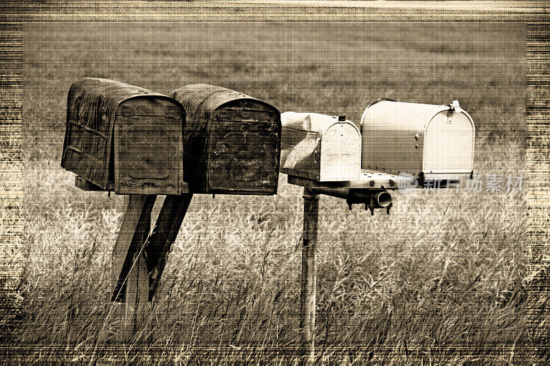 旧农村邮箱