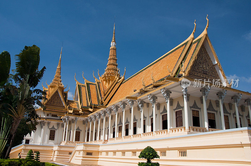 柬埔寨，金边，皇家宫殿王座大厅