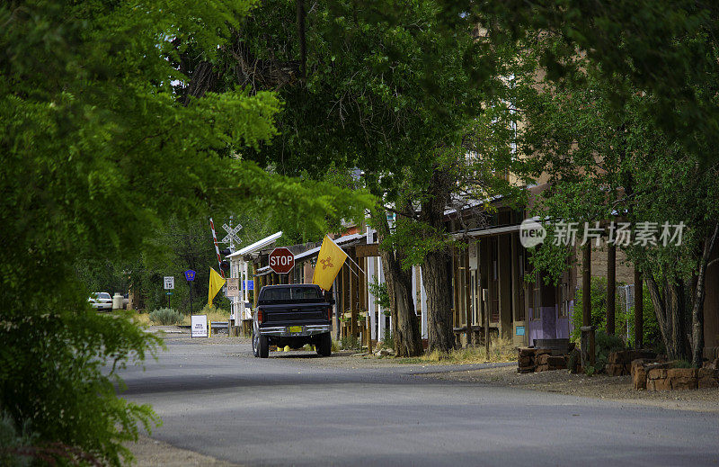 Cerrillos，新墨西哥大街