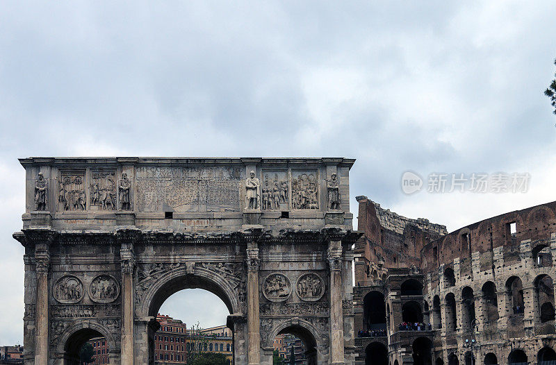 罗马场景-君士坦丁拱门