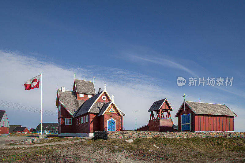 格陵兰岛奇克塔苏瓦克的教堂
