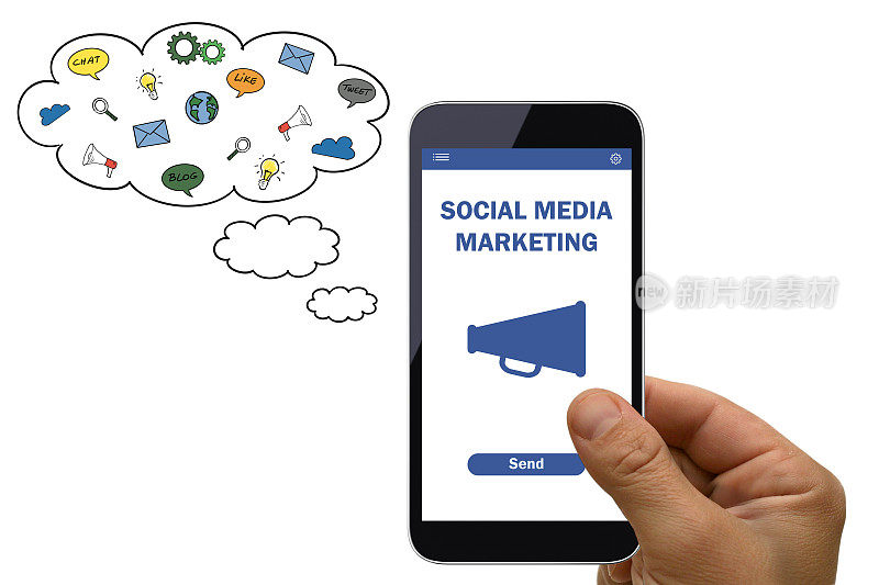 社交媒体营销网络传播手机app