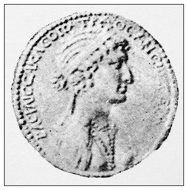 经典肖像图集-罗马:埃及艳后硬币