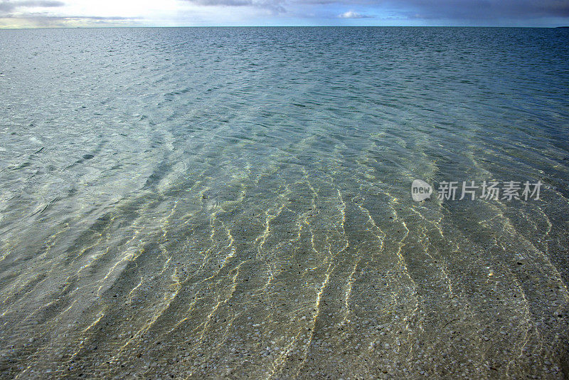 西澳大利亚鲨鱼湾的涟漪正在蔓延