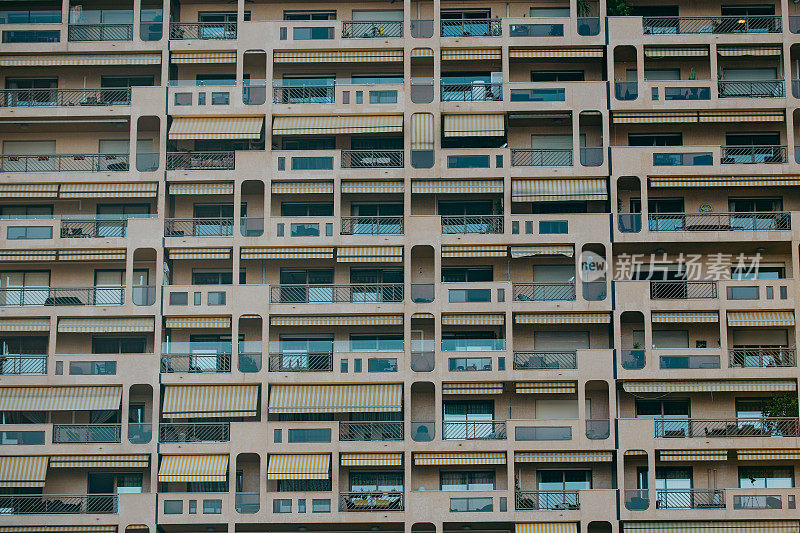 摩纳哥。蒙特卡洛。美丽的建筑