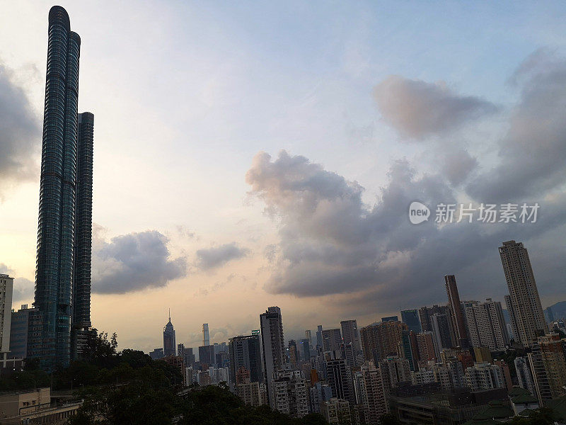 跑马地的香港天际线