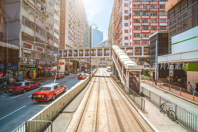 香港湾仔的街景