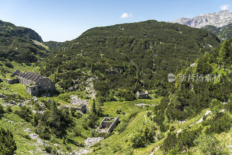 Triglav国家公园风景优美的山地景观