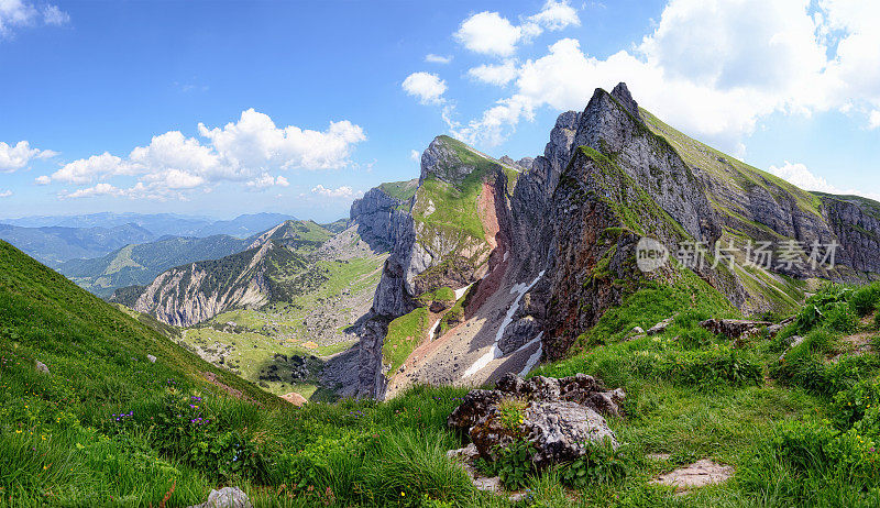 欧洲阿尔卑斯山的卡温德尔山脉