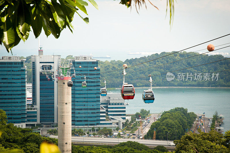 新加坡圣淘沙岛Faber山缆车