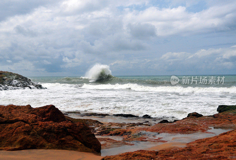 加纳，海岸角:海洋