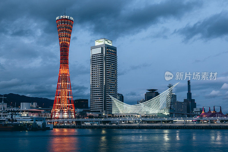 日本神户港口,